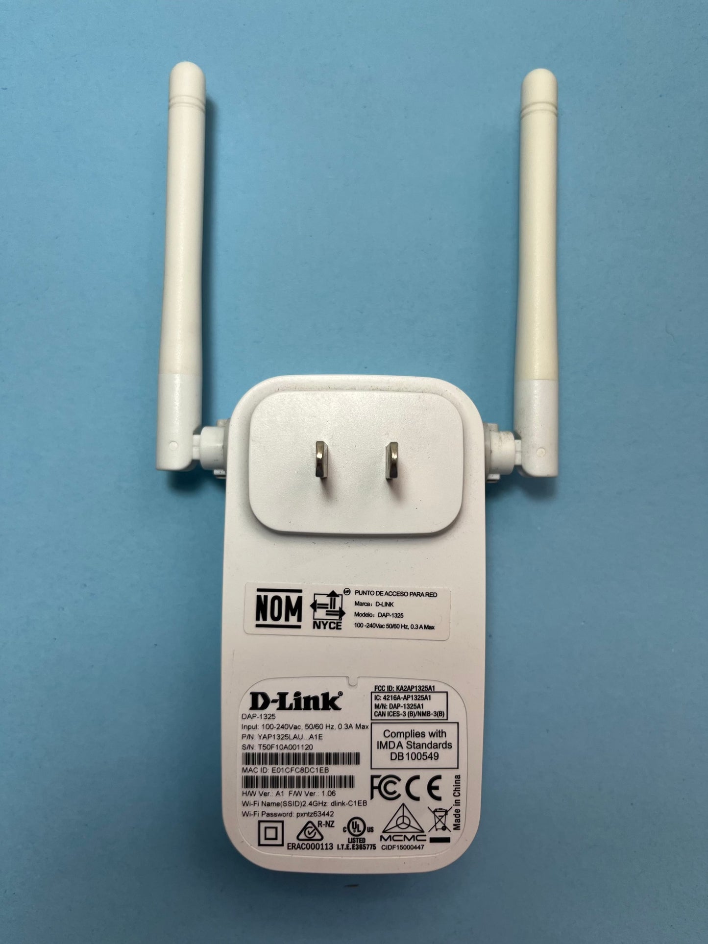 Repetidor/Extensor WIFI D-LINK DAP-1325 N300